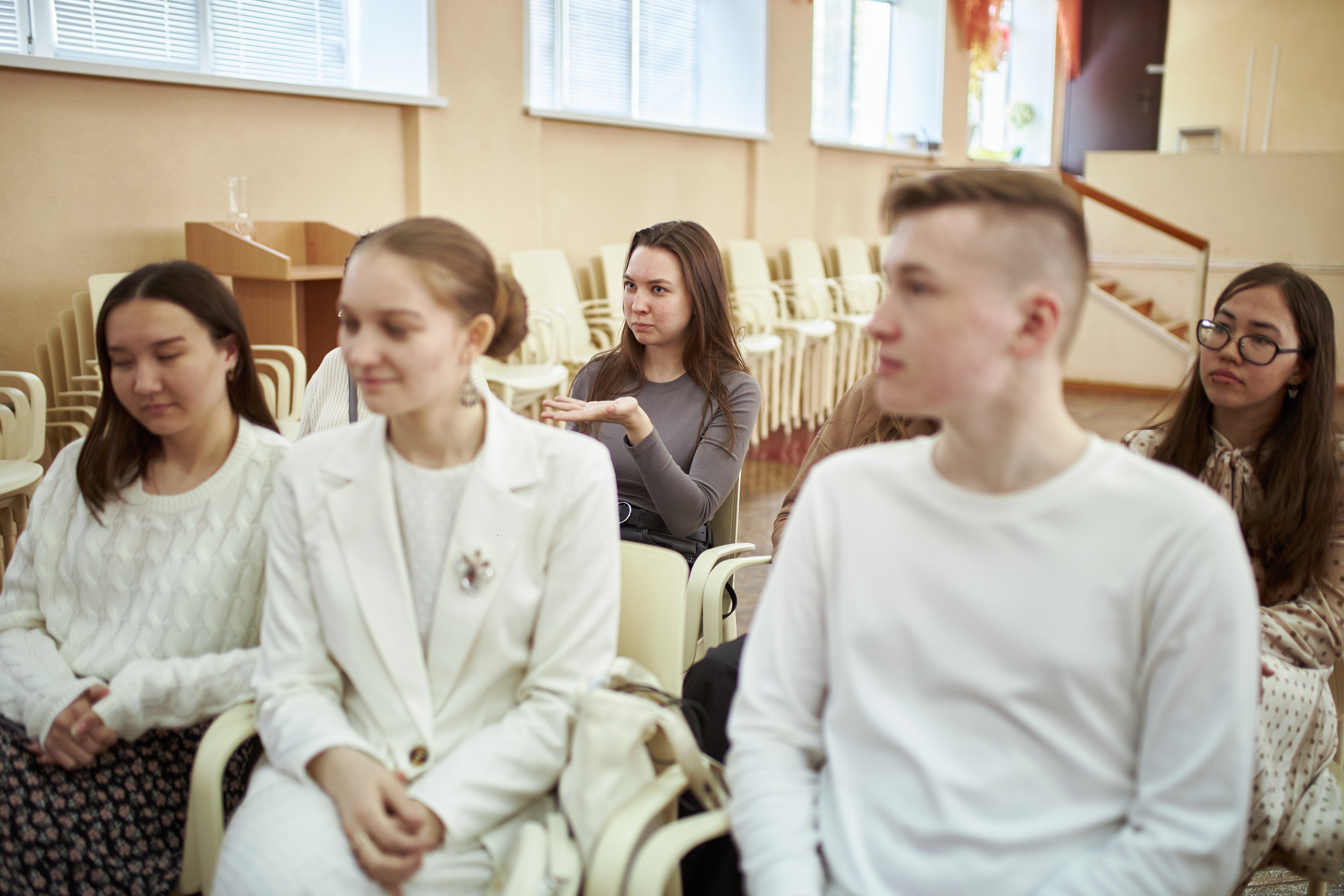 Студенты ИФМК КФУ посетили Гимназию 20 Гармония Московского района г. Казани