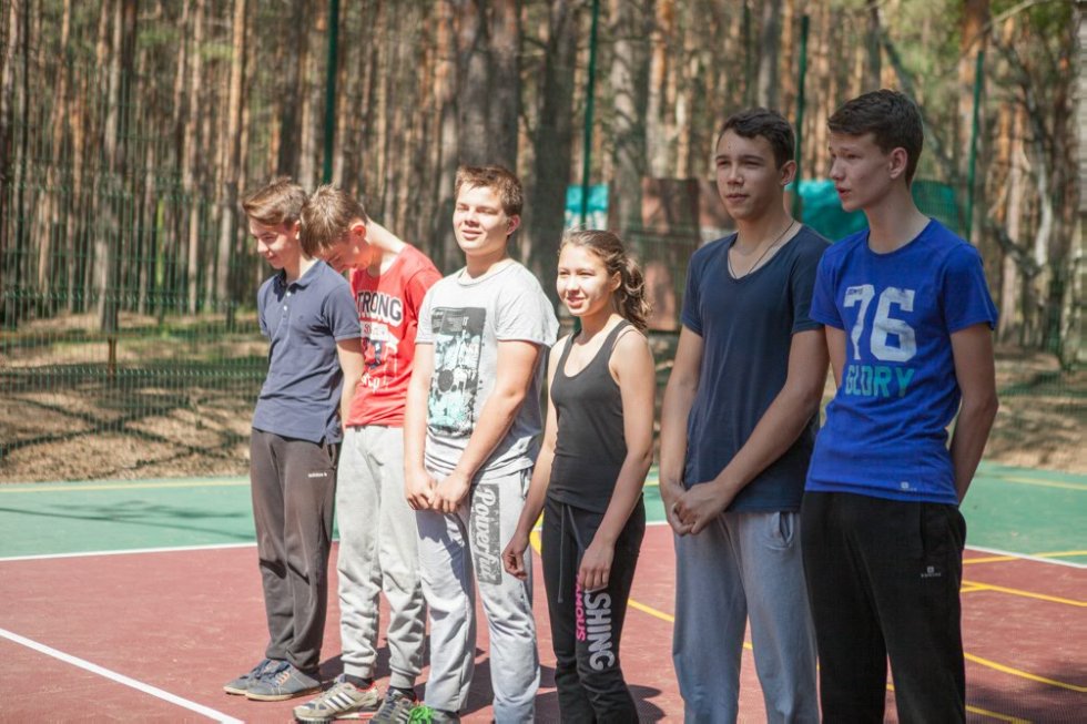 Profile session 'IT-territory' was opened with a ceremonial event on the ground of sports camp 'Burevestnik' ,Elabuga Institute