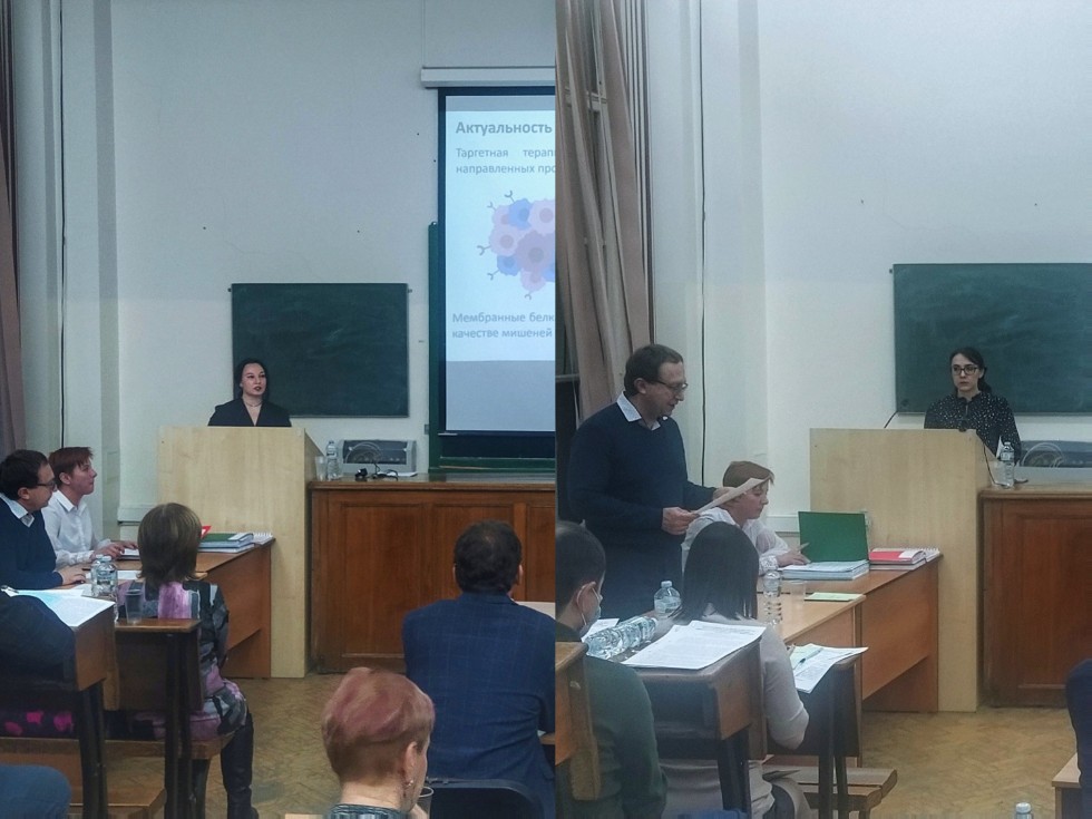 Состоялась очередная защита кандидатских диссертаций выпускников кафедры биохимии, биотехнологии и фармакологии Состоялась очередная защита кандидатских диссертаций выпускников кафедры биохимии, биотехнологии и фармакологии