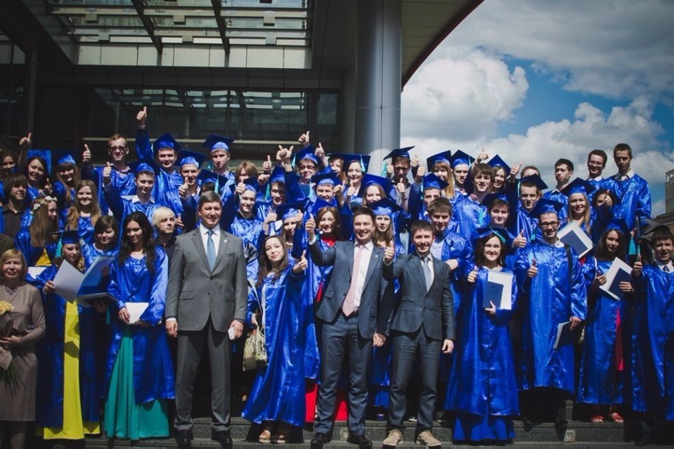 #ITISPROM2015 - We did it! ,Kazan (Volga region) Federal University, Kazan University, ITIS, diplomas, Roman Aleksandrovich Shaikhutdinov, Anton Grachev, ceremony, first graduates,