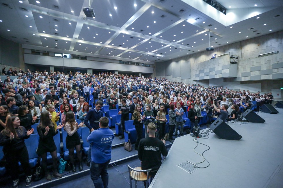 Kazan Federal University's 214th birthday celebrated with a traditional concert ,arts, anniversary