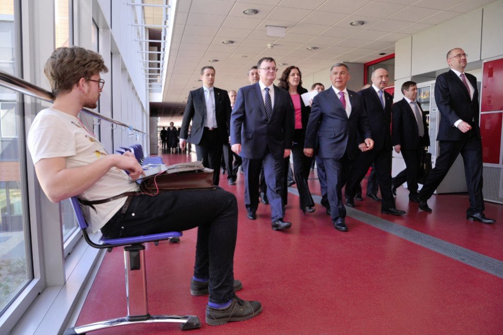 Rustam Minnikhanov Took Part in the Ceremony of Memorandums of Understanding Signing between KFU and Universities of Czech Republic