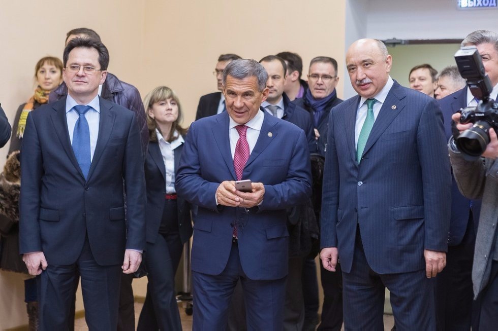 President of Tatarstan Visited Naberezhnye Chelny Institute, Rector Gafurov Present at Discussions of Two Institute Roadmaps