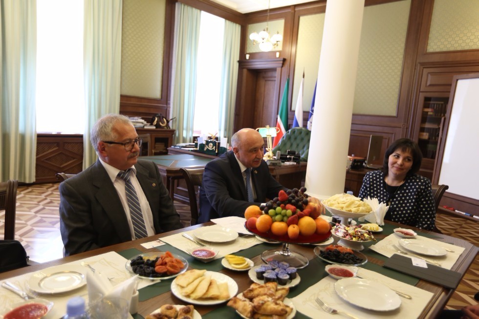Rector Ilshat Gafurov Met with Rector of Bosphorus University Mehmed Ozkan