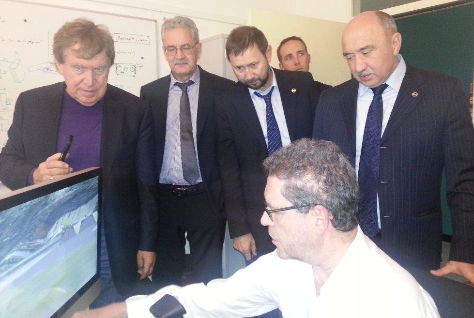 Delegation of Kazan Federal University in EPFL (Switzerland)
