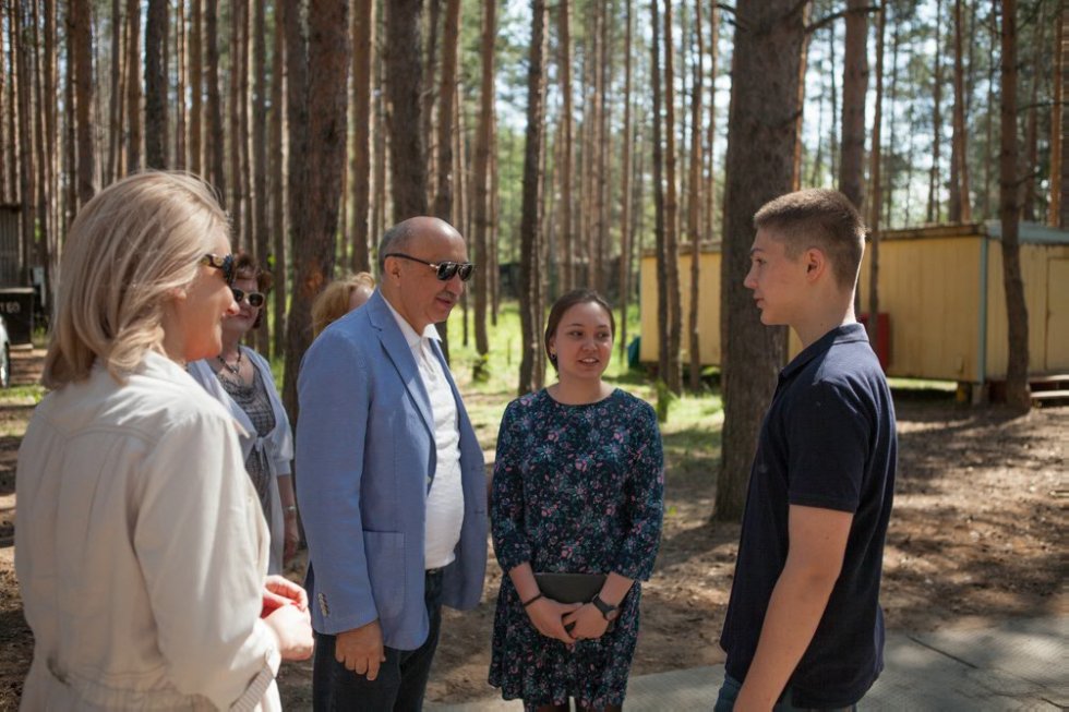 Profile session 'IT-territory' was opened with a ceremonial event on the ground of sports camp 'Burevestnik'