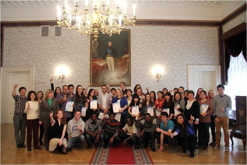 Announcement of Winners of Kazan-City Contest in the Russian Language among International Students