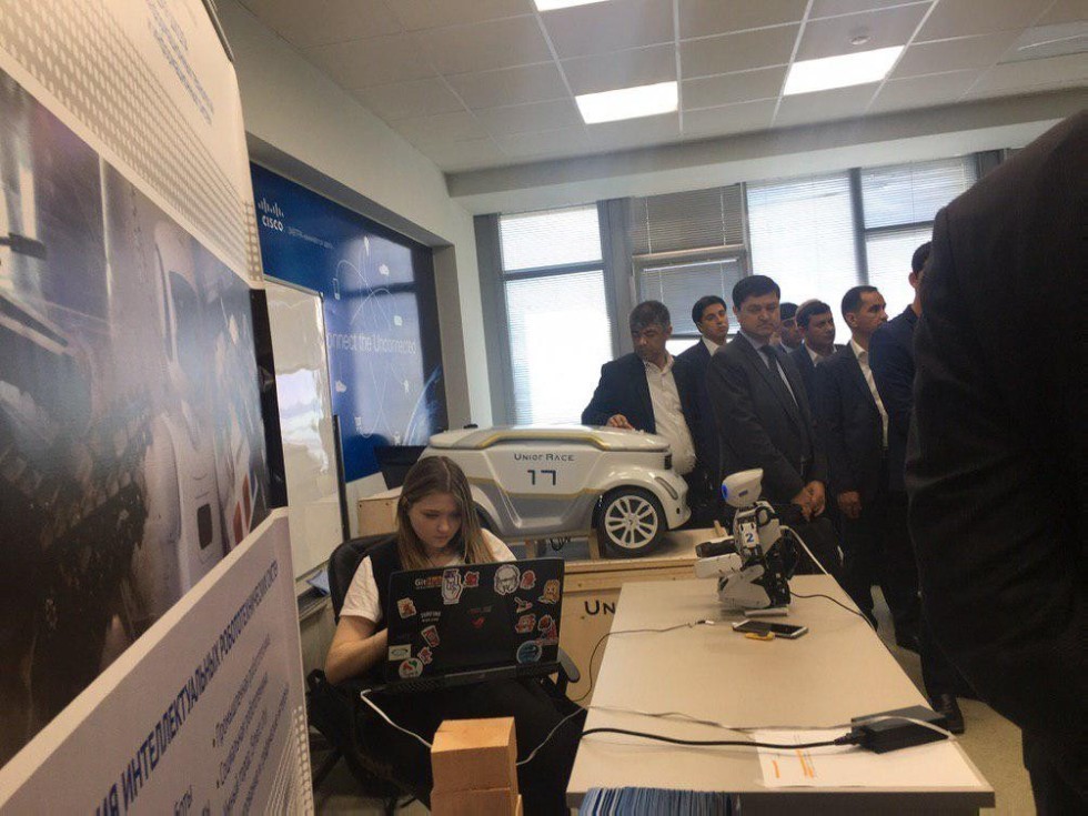 The delegation from Turkmenistan visited the Laboratory of Intelligent Robotic Systems ,Intelligent robotics, Laboratory of Intelligent Robotic Systems,LIRS, Higher Institute of Information Technologies and Intelligent Systems, ITIS