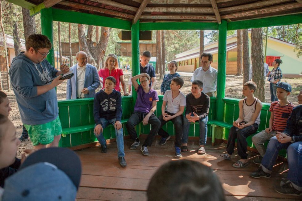 Profile session 'IT-territory' was opened with a ceremonial event on the ground of sports camp 'Burevestnik'