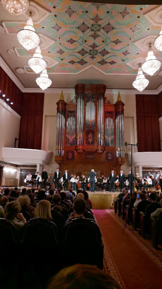 Иностранные студенты ВШИЯиП на концерте в консерватории Иностранные студенты ВШИЯиП на концерте в консерватории