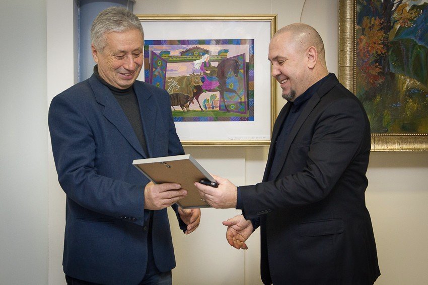 Exhibition of the Honored Artist of the Russian Federation Grigorii Eidinov opened in KFU
