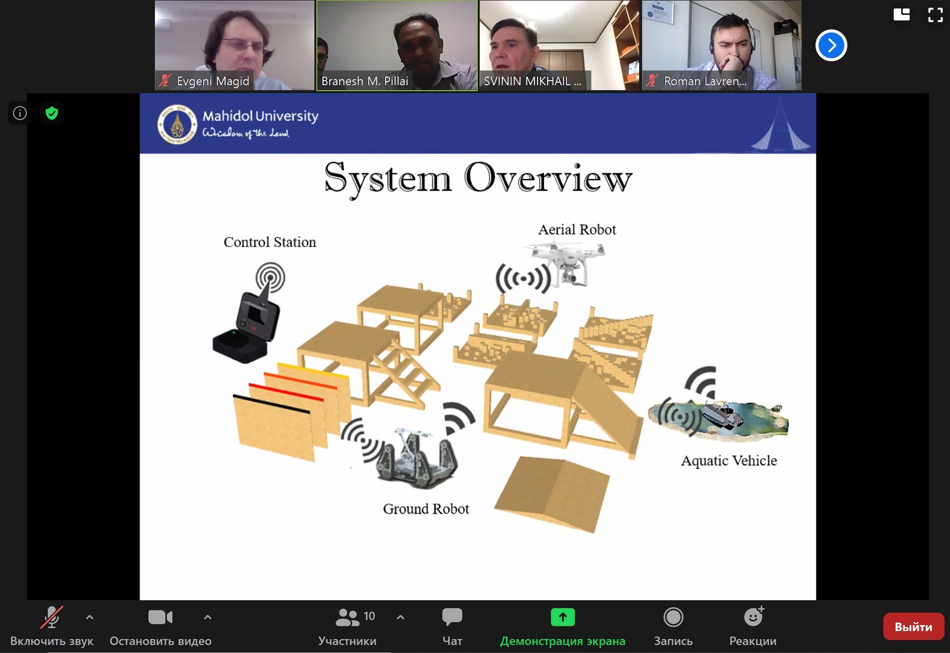 National teams' supervisors of the international project held one more online working meeting