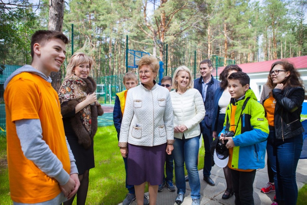 Лагерь 'Буревестник' посетила Татьяна Ларионова Лагерь 'Буревестник' посетила Татьяна Ларионова