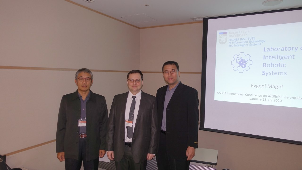 ������������ ����������� ���������������� ����������������� ������ �������� �� ������������� ����������� ICAROB 2020 � ������