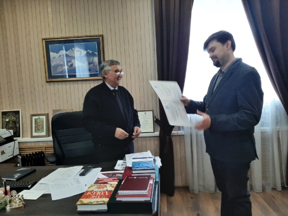 Сотрудник ИМО награжден почётной грамотой Министерства образования и науки Республики Татарстан