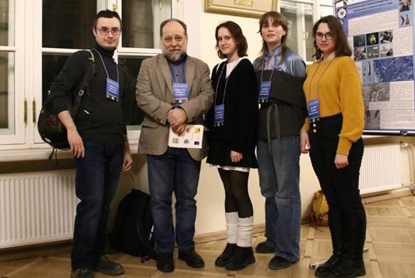 Заботин Я.И., профессор Гранович А.И., Мирош А.С., Зайцева Я.В., Хамлюк С.И. Студенты и преподаватели кафедры приняли участие в 'Беломорская студенческая научная сессии СПбГУ ? 2025'