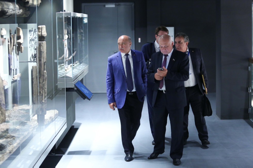 Archaeological Wood Museum opened in Sviyazhsk as part of Intercultural Dialogue Forum ,Sviyazhsk, UNESCO World Heritage, World Cultural Heritage Center, IIRHOS, State Counsellor of Tatarstan,