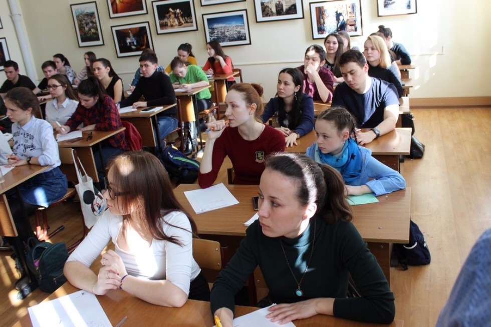 Total Dictation in Elabuga Institute of Kazan Federal University gathered over 600 participants