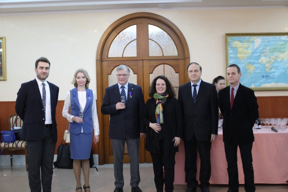 Professors Guzel Sitdikova and Igor Antipin Received the Order of Academic Palms ,IFMB, IC, France, Order of Academic Palms