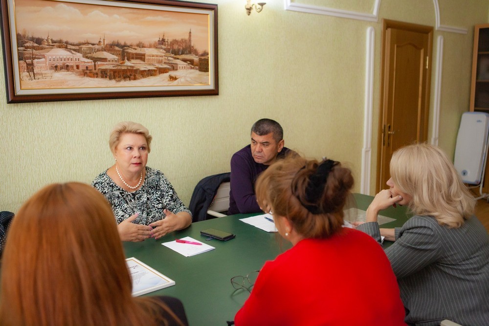 The Director of Elabuga Institute of KFU met with the representatives of the Institute of Development of Vocational Education of the Republic of Uzbekistan