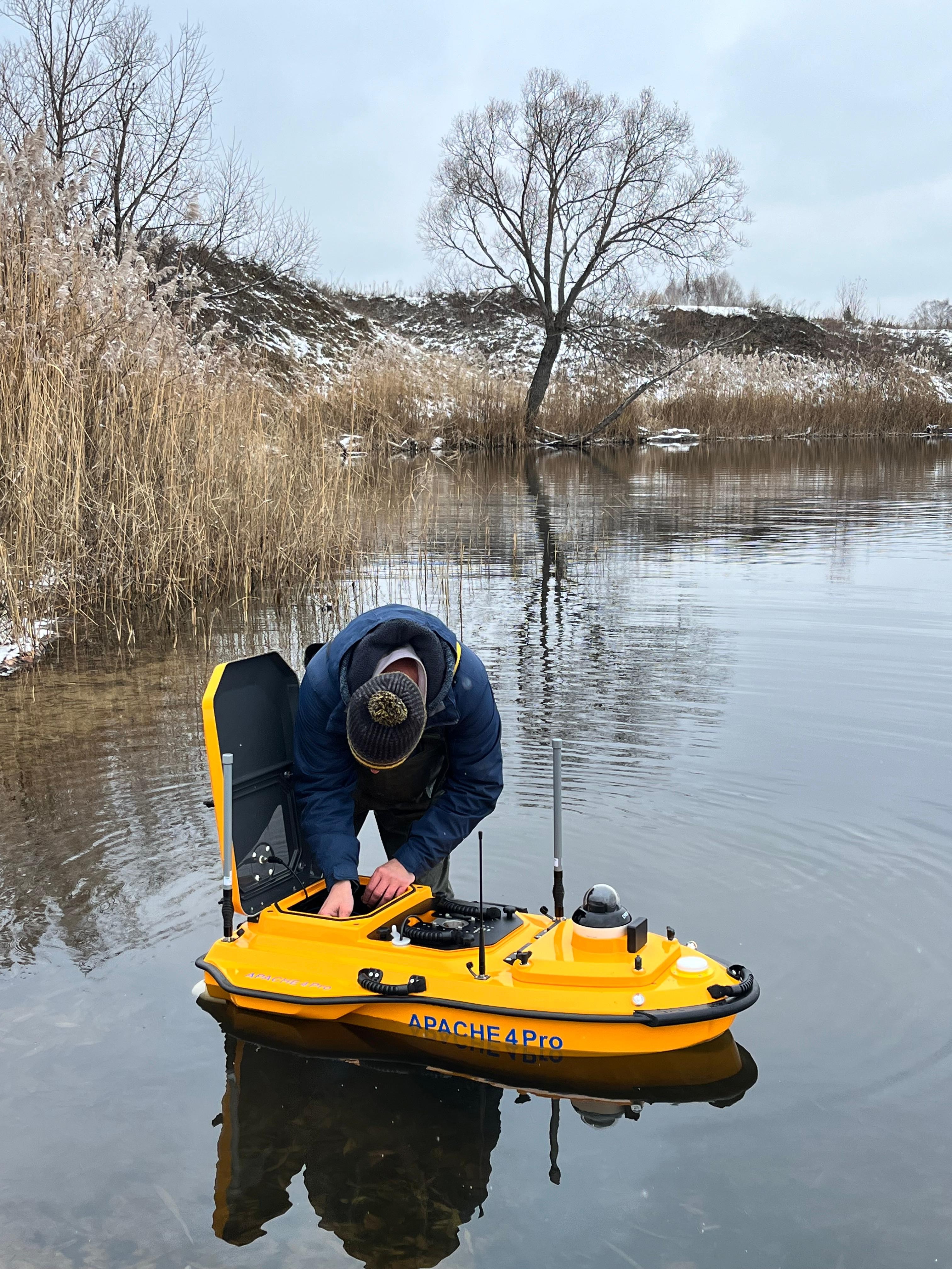 Введен в эксплуатацию компактный беспилотный гидрографический комплекс Apache 4 Pro Введен в эксплуатацию компактный беспилотный гидрографический комплекс Apache 4 Pro
