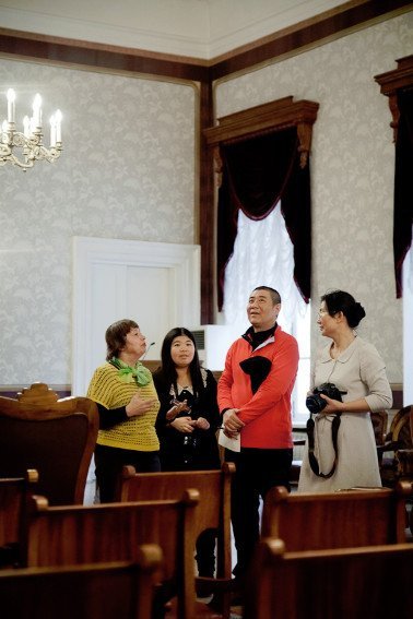Chinese central television company shoots a documentary about Kazan University