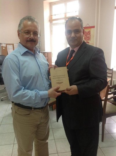 Editor of arab magazine Al-Arabi, Ashraf Abul Yazid, visited KFU