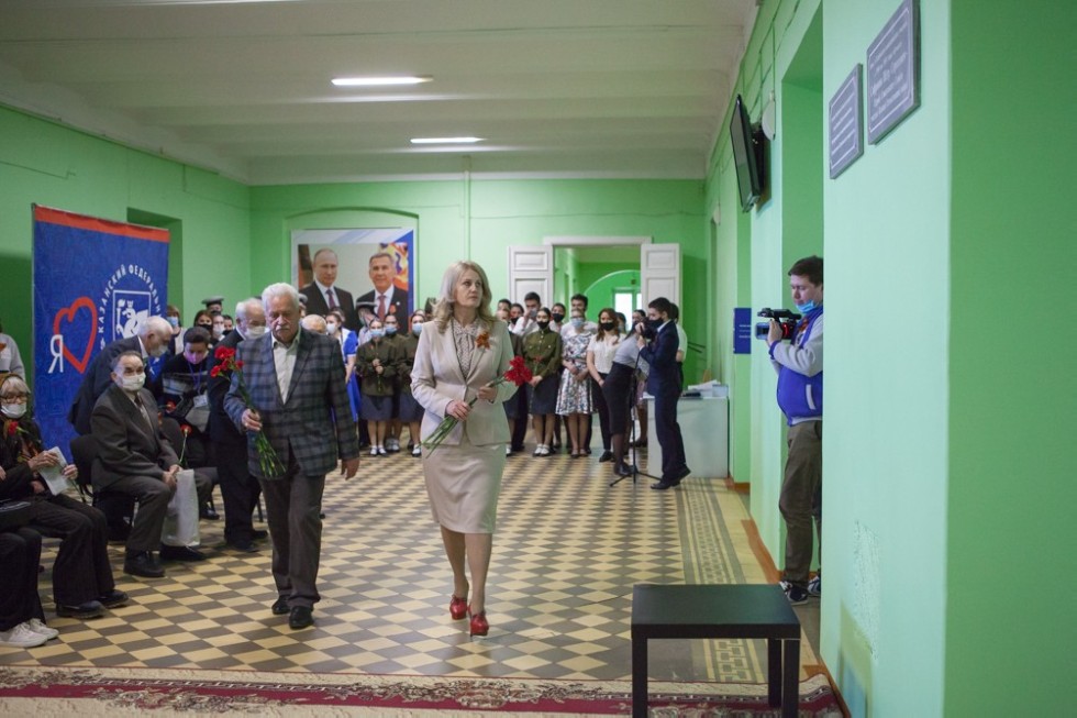 The Victory Day celebration took place at Elabuga Institute (branch) of Kazan (Volga region) Federal University ,Yelabuga Institute