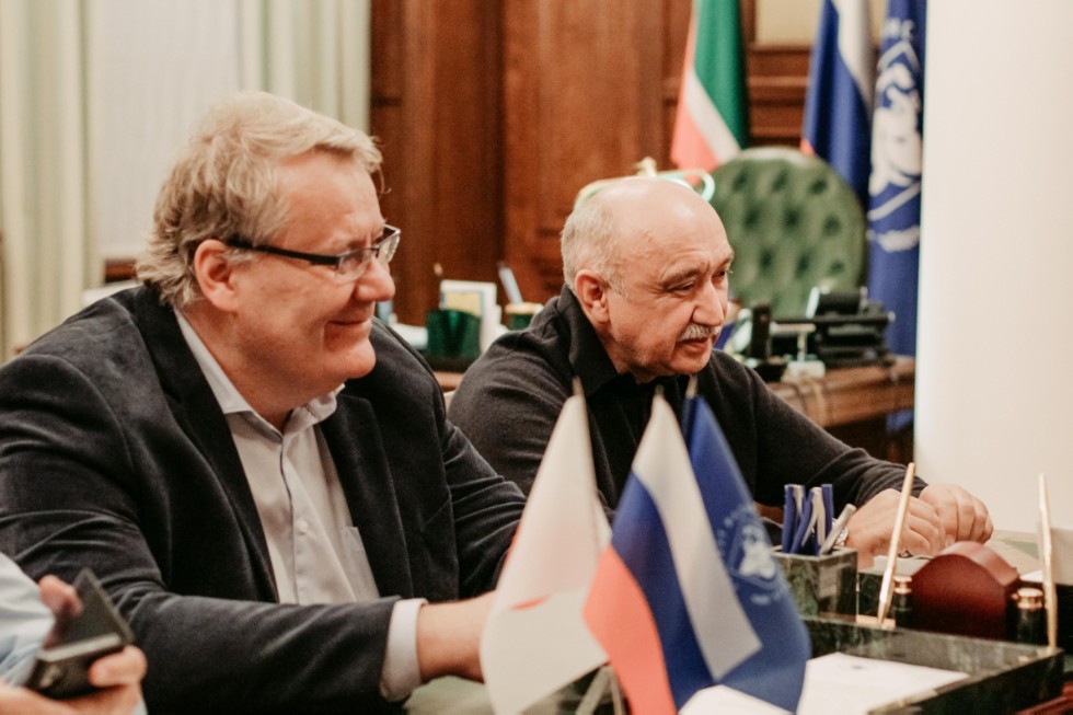 Kindai University delegation visited Kazan Federal University