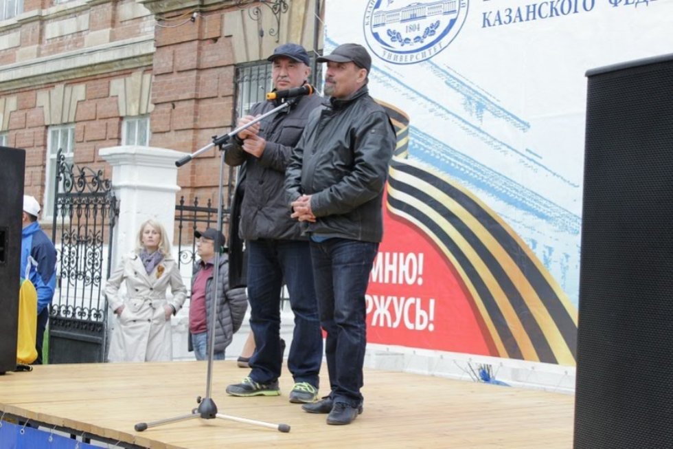 Yelabuga institute of the KFU is the participant of the International campaign in honour of the Victory Day Yelabuga institute of the KFU is the participant of the International campaign in honour of the Victory Day