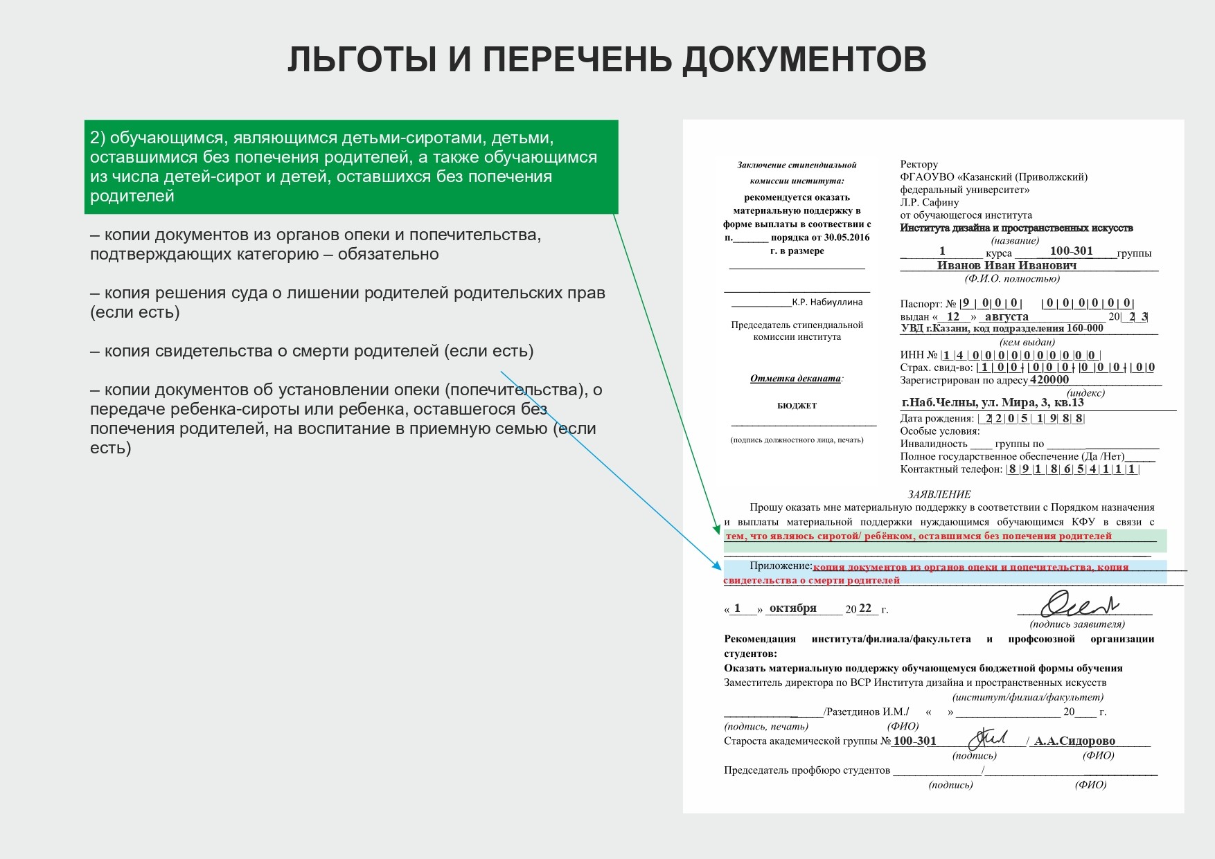 Материальная поддержка Материальная поддержка