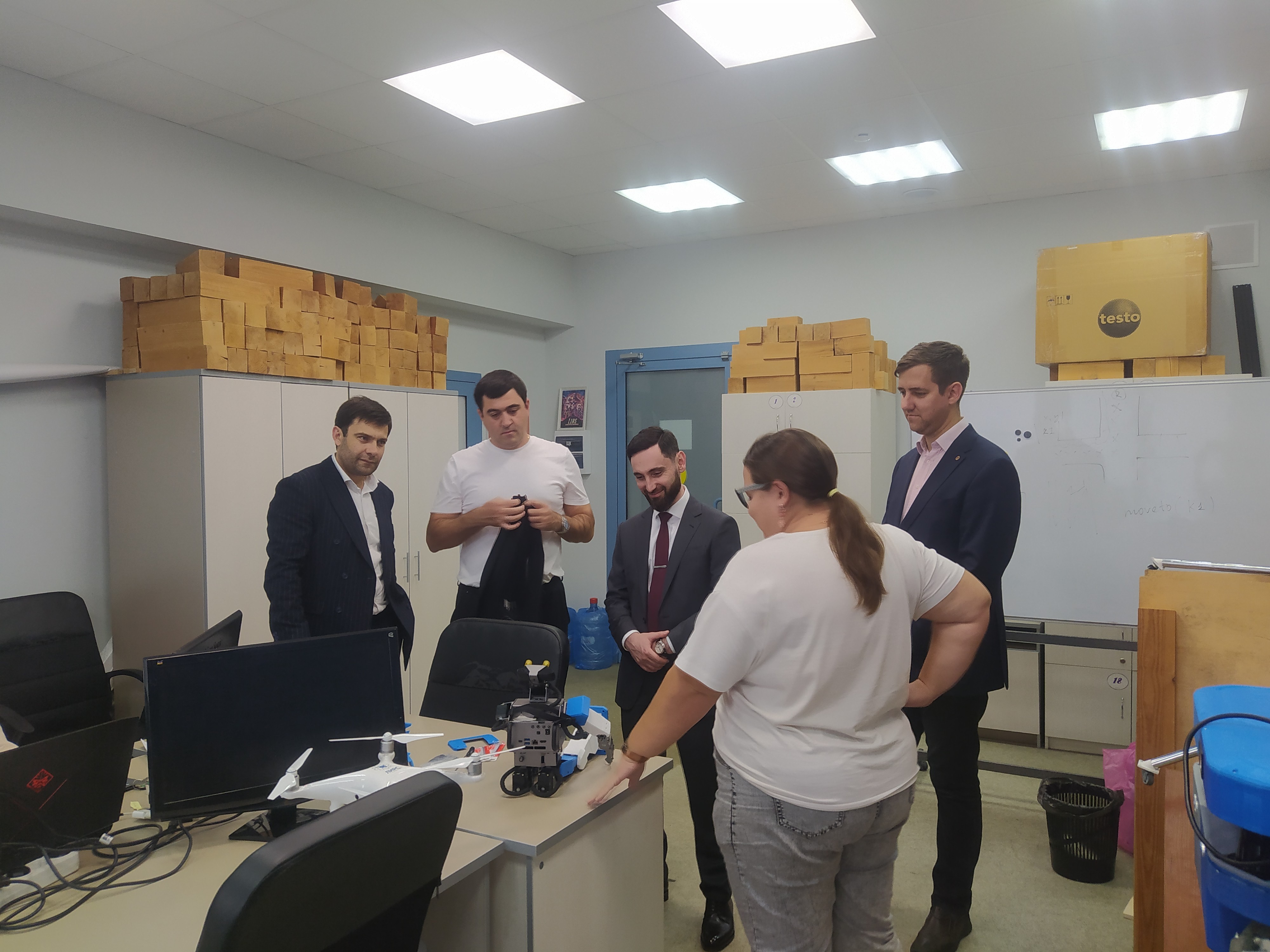 Delegation from Republic of Abkhazia visited Laboratory of Intelligent Robotic Systems ,ITIS, LIRS, robotics