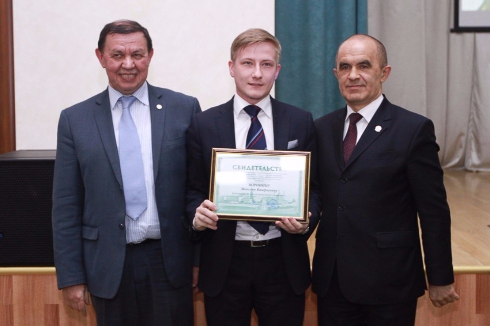 Rector Ilshat Gafurov and University Employees Receive New Ranks from Tatarstan Academy of Sciences