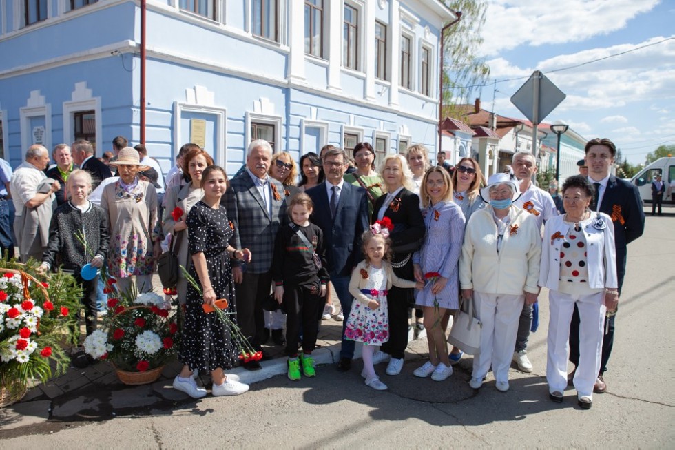 Elabuga Institute KFU participated in the city celebration of Victory Day