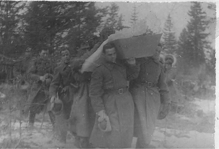 Похороны А.П. Плакатина. Апрель 1943г.