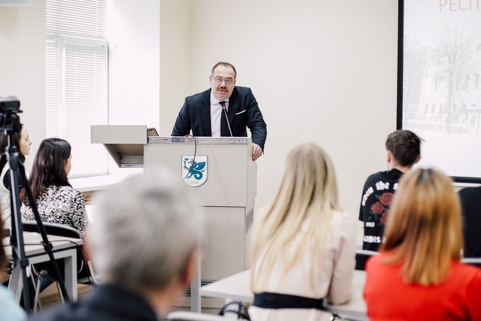 Lecture given by Consul General of Turkey in Kazan Ahmet Sadık Doğan