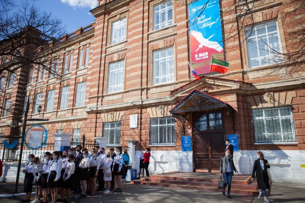 The Victory Day celebration took place at Elabuga Institute (branch) of Kazan (Volga region) Federal University ,Yelabuga Institute