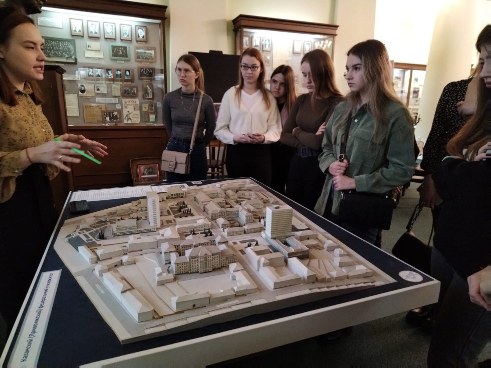 Студенты кафедры дошкольного образования посетили Музей истории Казанского университета ,музей истории Казанского университета