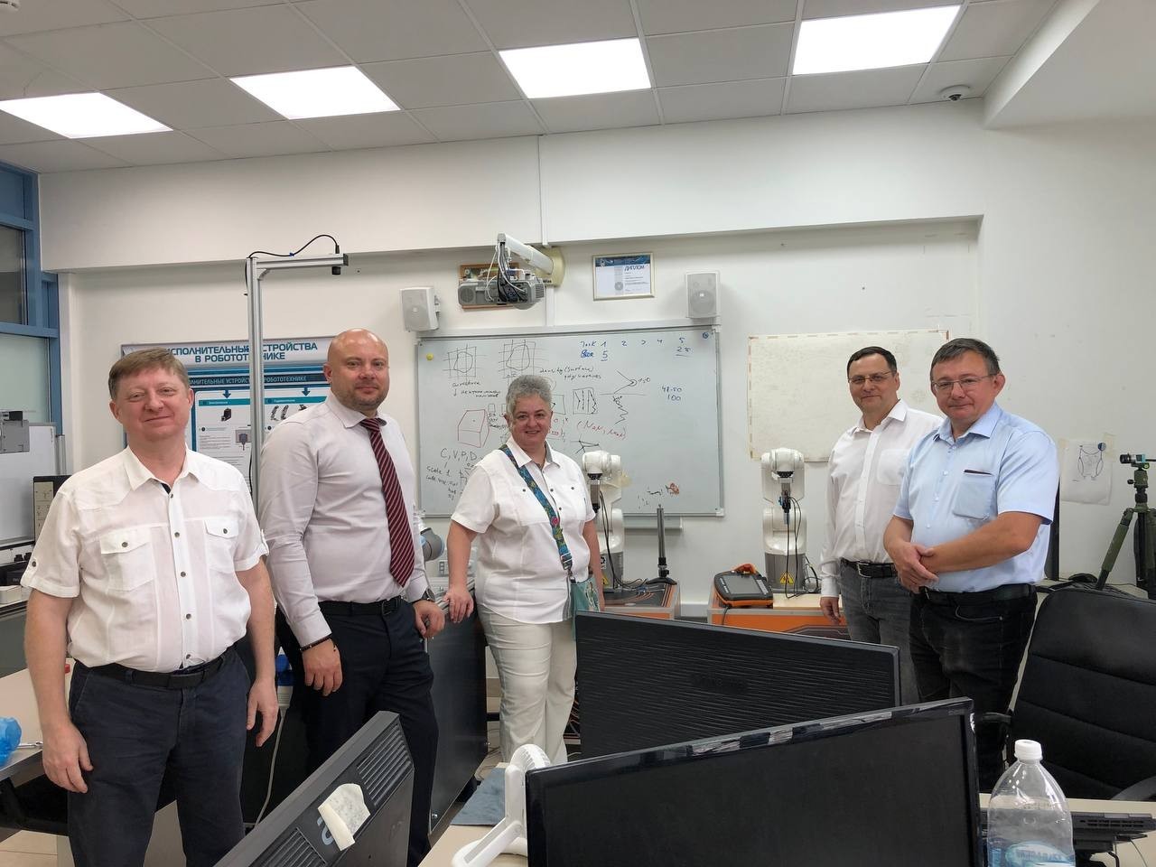 Leading robotics specialists visited the Laboratory of Intelligent Robotic Systems ,ITIS, LIRS, robotics