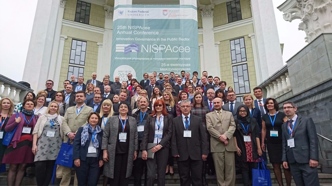 25th NISPAcee Annual Conference 'Innovation Governance in the Public Sector' Opened at Kazan Federal University ,NISPAcee, HSPA, IMEF, International Association of Schools and Institutes of Administration, National Center for Territorial Public Governance, American Society for Public Administration, Caucasus University, Astana Regional Hub of Civil Service