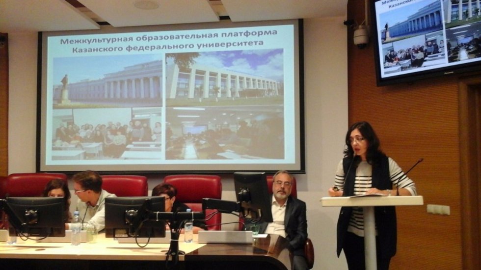 Naberezhnye Chelny Institute was presented at an international conference in Krasnoyarsk ,ALLMEET TEMPUS