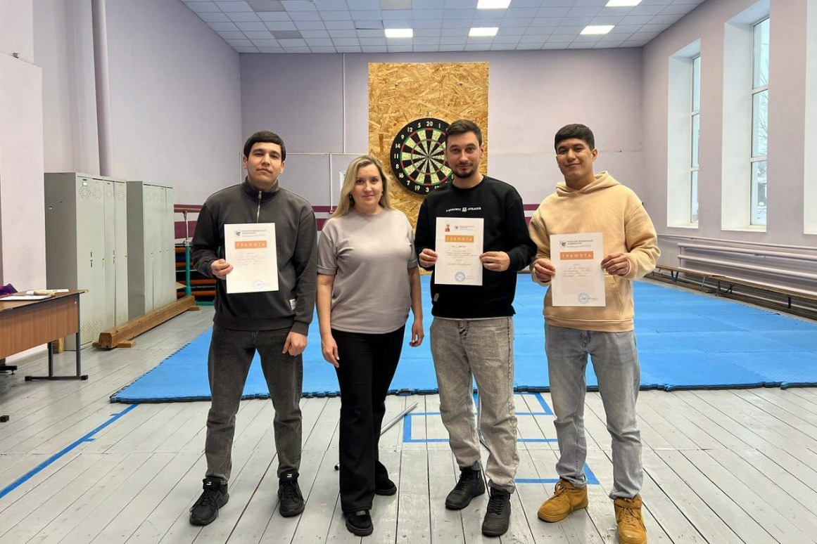 В Елабужском институте КФУ определили лучших по дартсу среди студентов В Елабужском институте КФУ определили лучших по дартсу среди студентов