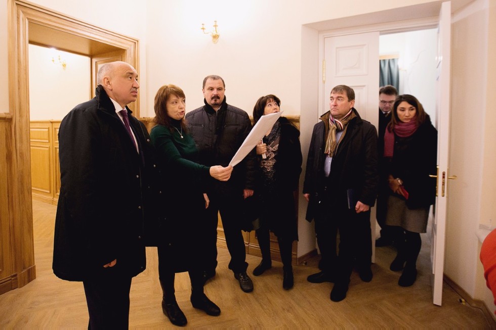 Final Inspection of the Lobachevsky Museum Held by Rectorate Final Inspection of the Lobachevsky Museum Held by Rectorate