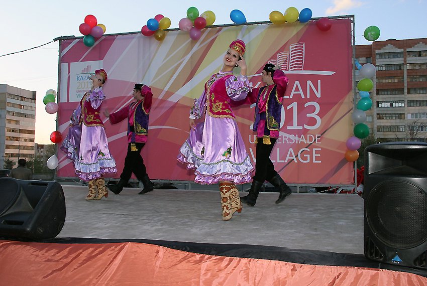 Празднование Дня Победы в Деревне Универсиады Празднование Дня Победы в Деревне Универсиады