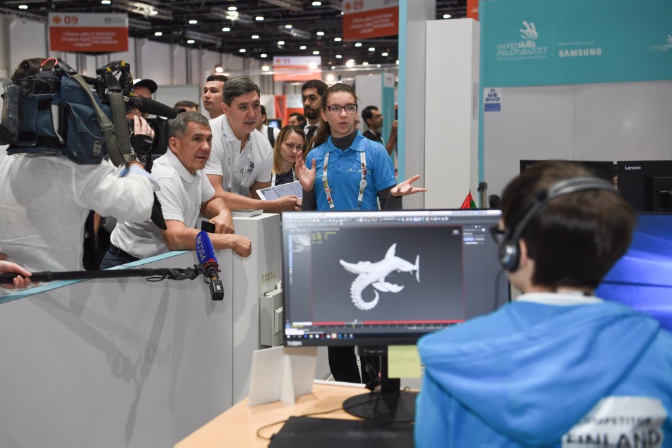 Tatarstan's Delegation at WorldSkills 2017 in Abu Dhabi Tatarstan's Delegation at WorldSkills 2017 in Abu Dhabi