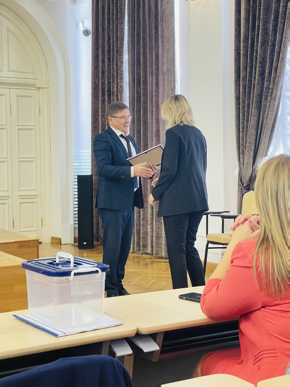 Сотрудники кафедры получили благодарственные письма за добросовестный труд, профессионализм и квалифицированную подготовку кадров Сотрудники кафедры получили благодарственные письма за добросовестный труд, профессионализм и квалифицированную подготовку кадров