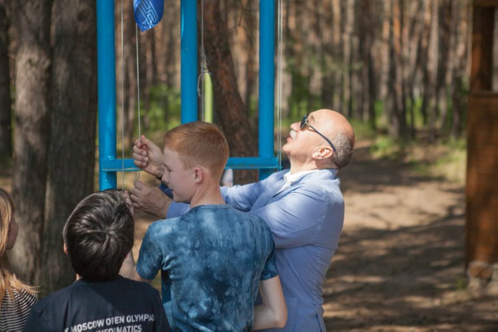 Profile session 'IT-territory' was opened with a ceremonial event on the ground of sports camp 'Burevestnik'