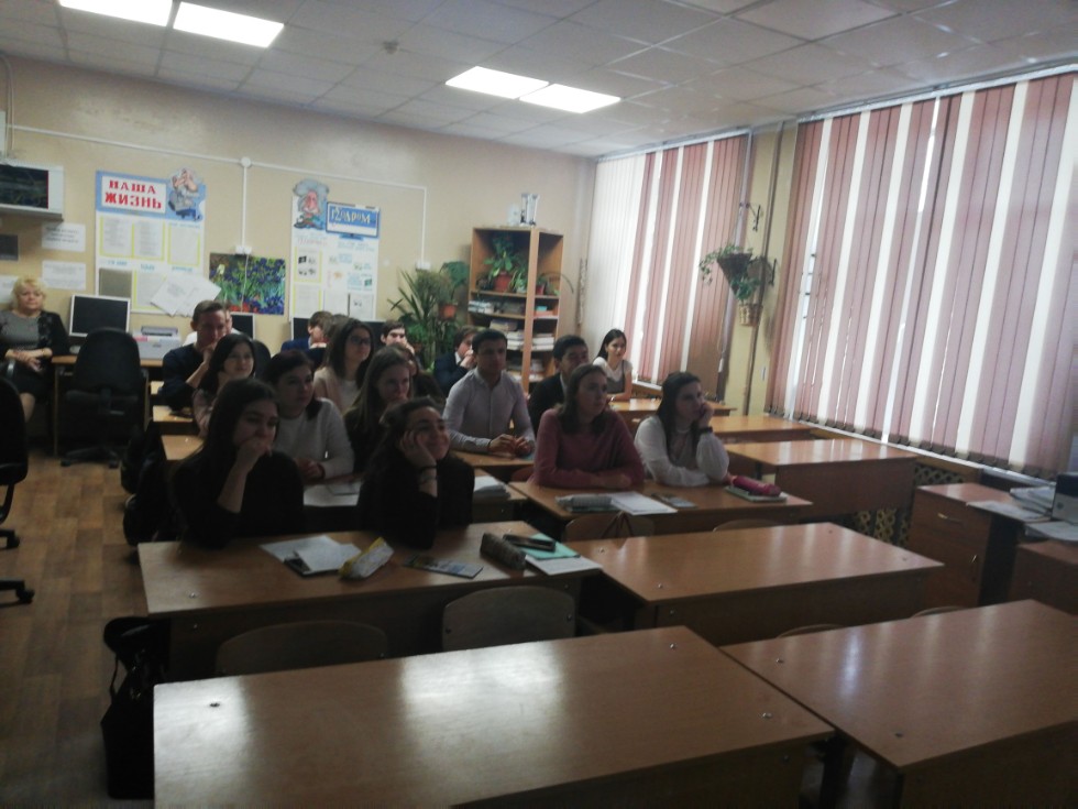 Профориентационная беседа была проведена с выпускниками средней русско-татарской школы № 57 Казани Профориентационная беседа была проведена с выпускниками средней русско-татарской школы № 57 Казани