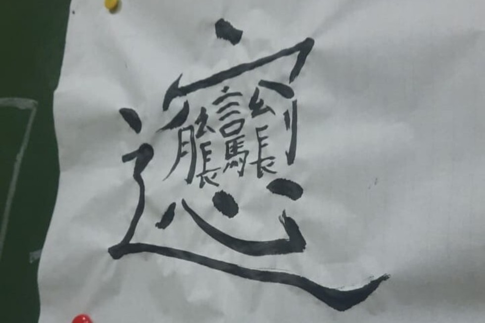 Мастер-класс по китайской каллиграфии ,Елабужский институт КФУ