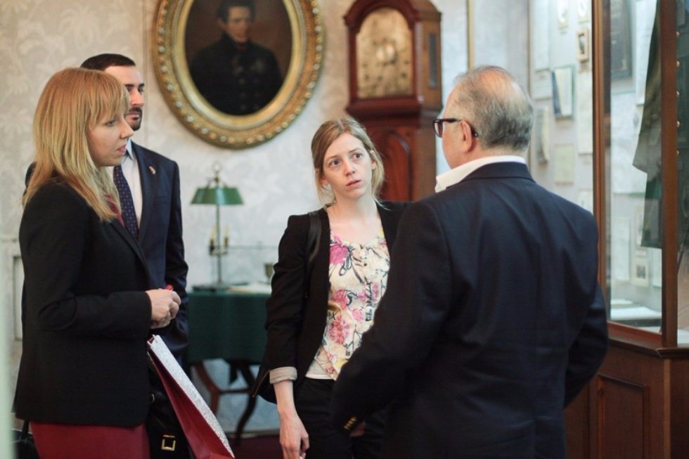 Representatives of British Embassy in Moscow at Kazan University
